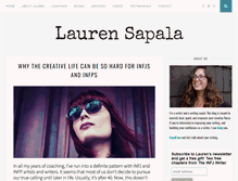 Tablet Screenshot of laurensapala.com